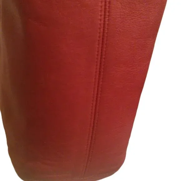 💎EUC💎 | Gorgeous 🟥🔴🟥RARE Red🟥🔴🟥 | Vintage Coach 4157 Bag | Waverly Tote - Picture 11 of 16